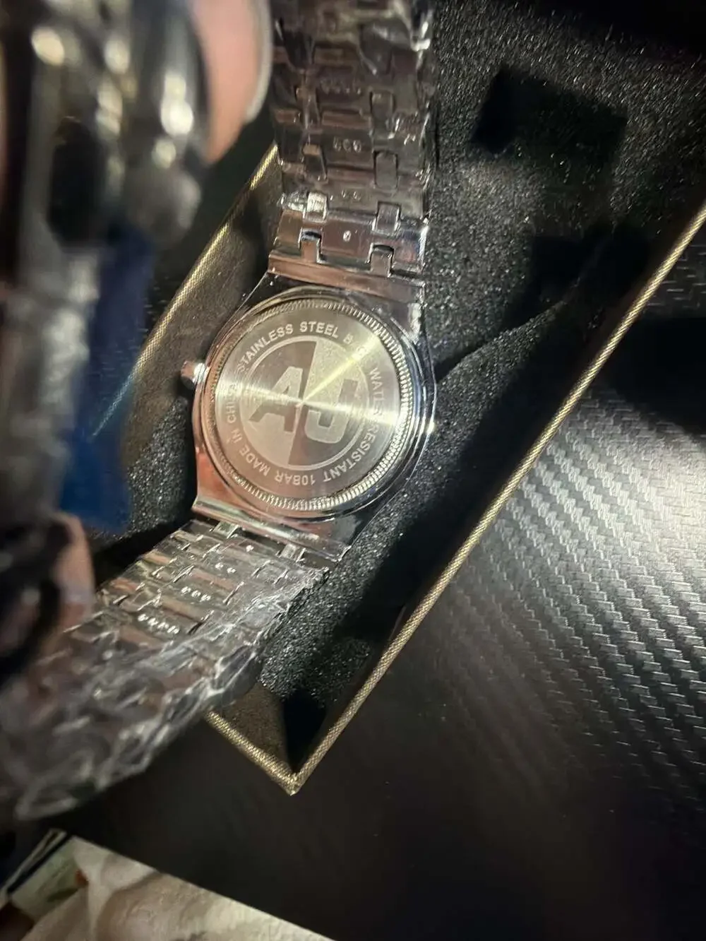 AJ High-Quality Stainless Steel Men's Analog Watch